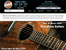 Tablet Screenshot of music6000.com